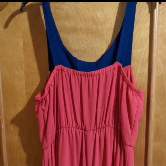 Takara Maxi Dress Pink and Blue - Picture 4 of 6